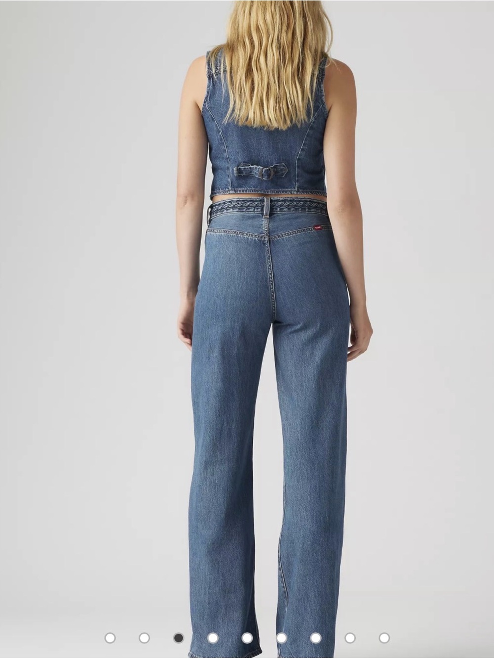 Ribcage Levi Straight Leg Jeans - Blue